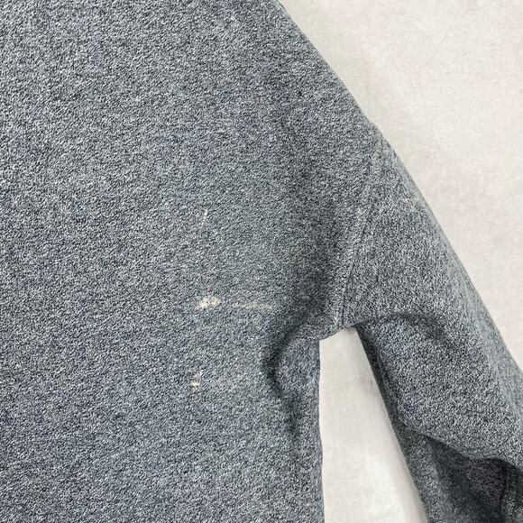 Lululemon Gray & Black Heavy Weight Crew Neck Pull Over Sweater Women's Size 10 - Picture 8 of 9